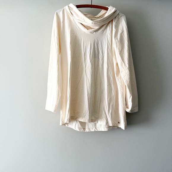 neon buddha Tops - NWT NEON‎ BUDDHA Tie Cowl-Neck Tee Soft Jersey Slub Long Sleeve Top